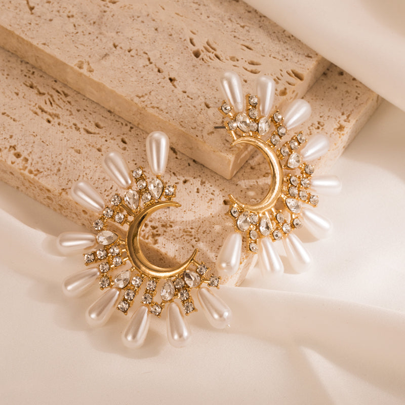Sunburst Statement Earrings