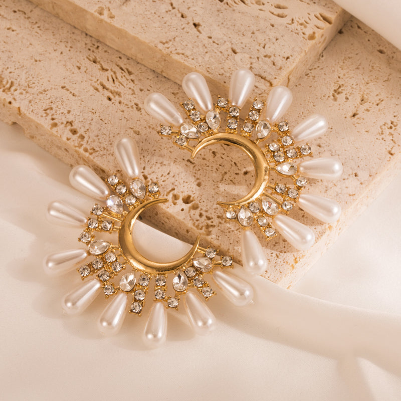 Sunburst Statement Earrings