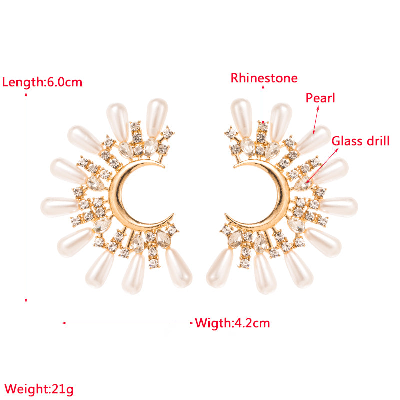 Sunburst Statement Earrings
