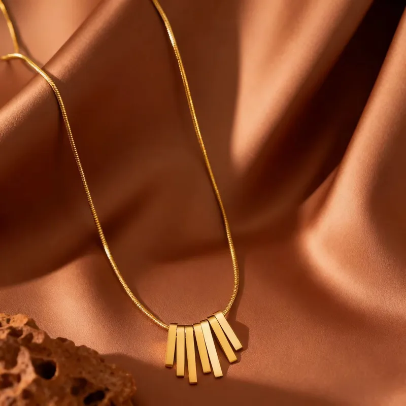 Golden Cascade Necklace