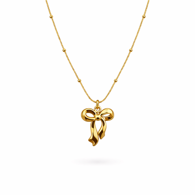 Trendy Bow Pendent Necklace