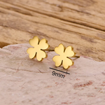 Four Leaf Clover Studs – 18K Gold Plated | Eira Collections