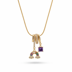 Amara Charm Necklace – 18K Gold Plated | Eira Collections