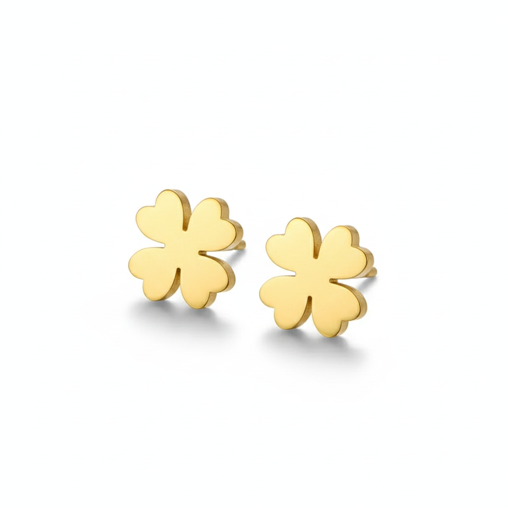 Four Leaf Clover Studs