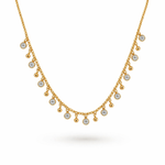 Aurelia Crystal Line Necklace