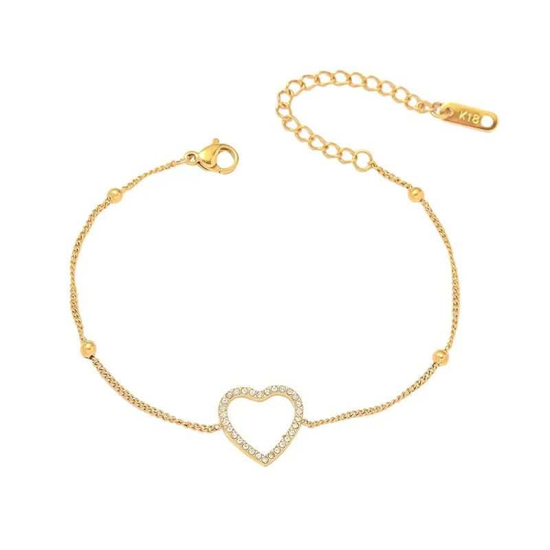 Crystal Heart Bracelet