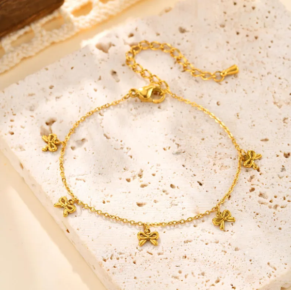 Golden Bow Knot Bracelet