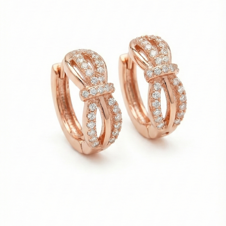 Premium Rose Gold Earrings – 18K Gold Plated | Eira Collections
