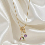 Amara Charm Necklace – 18K Gold Plated | Eira Collections
