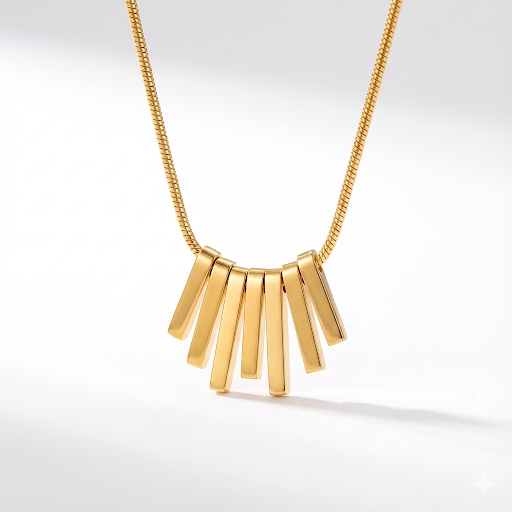 Golden Cascade Necklace
