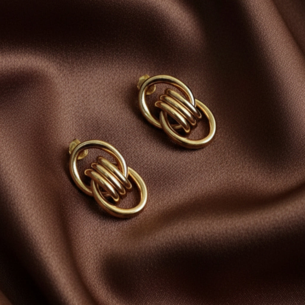 Geometric Statement Earrings