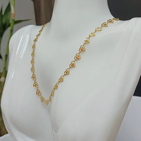 Filigree Heart Choker Necklace