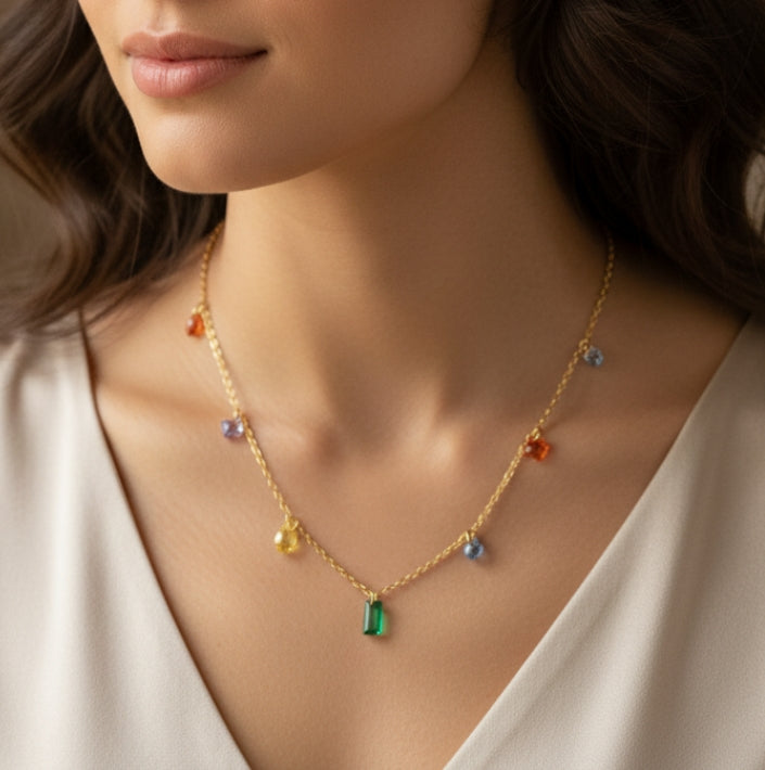 The Tutti Frutti Gemstone Necklace