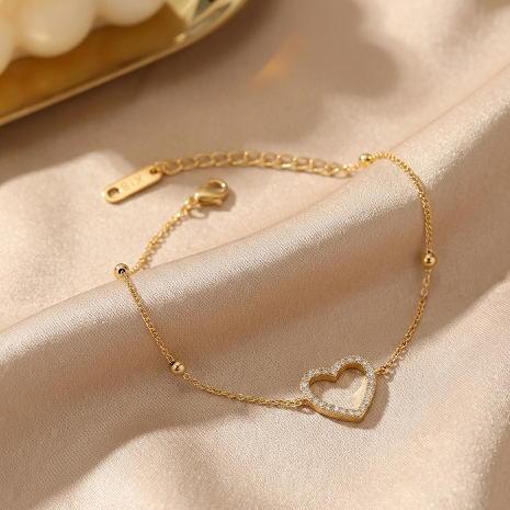 Crystal Heart Bracelet
