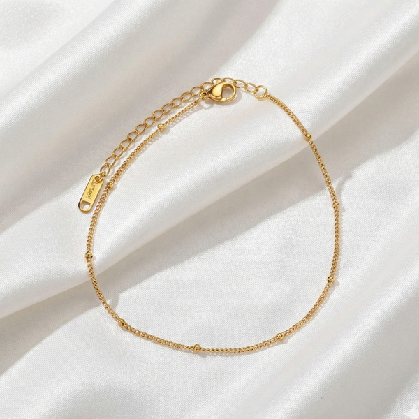 Minimal Gold Chain Anklet