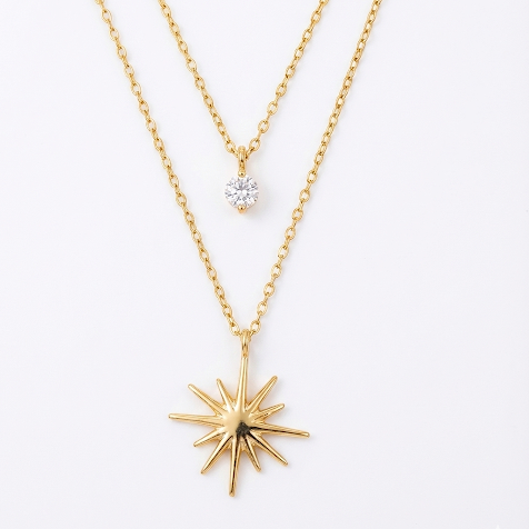 Celestial Star Layered Necklace