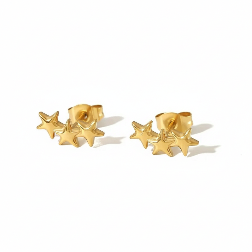 Stellar Curve Mini Studs
