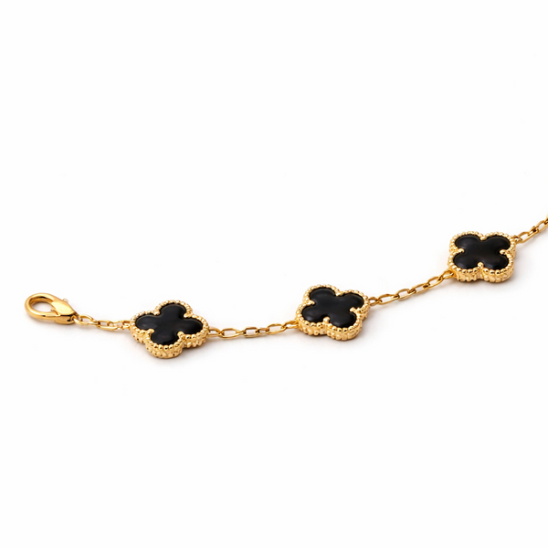 Black Clover Charm Bracelet