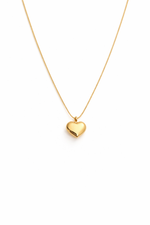 Luxury 18K Gold Plated Heart Pendant Necklace