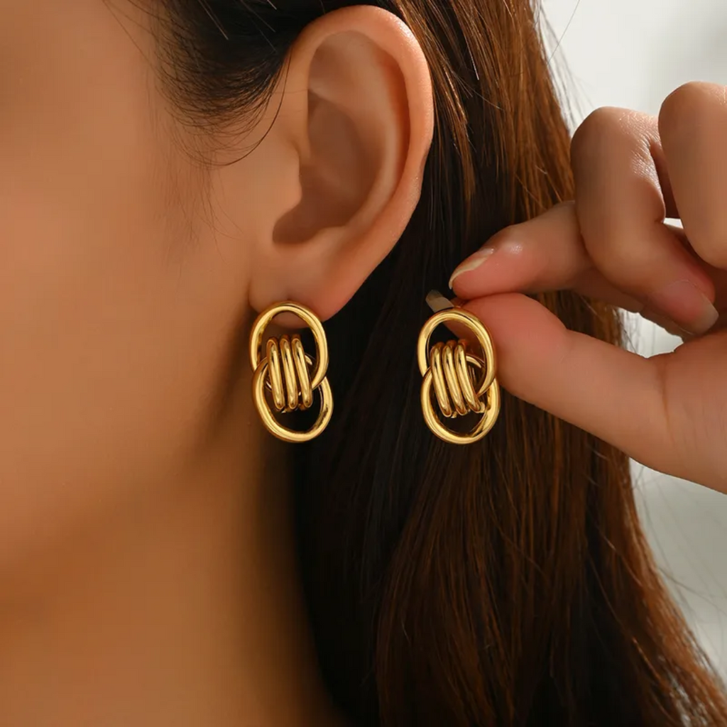 Geometric Statement Earrings