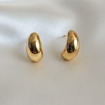 Aurelia Drop Hoop Earrings – 18K Gold Plated | Eira Collections