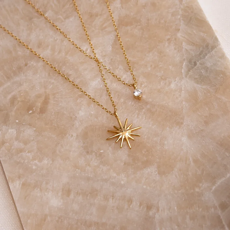 Star Pendant Necklace – 18K Gold Plated | Eira Collections