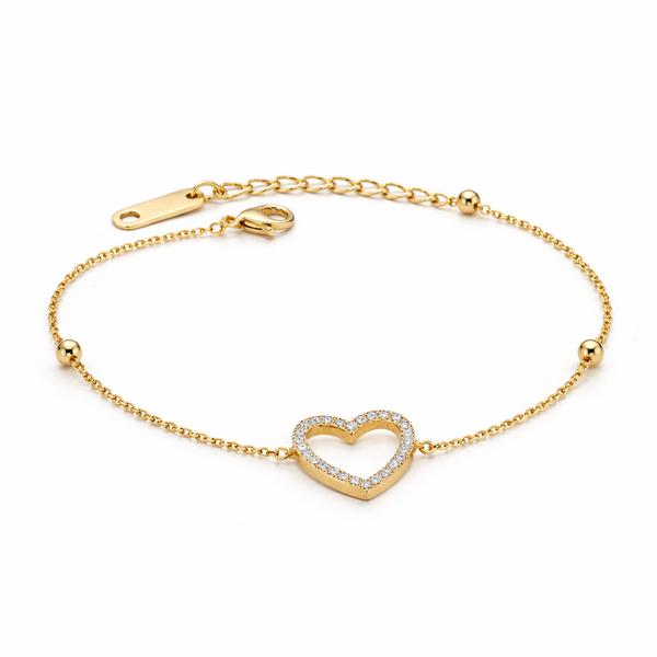 Crystal Heart Bracelet