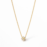 Crystal Pendant Necklace – 18K Gold Plated | Eira Collections