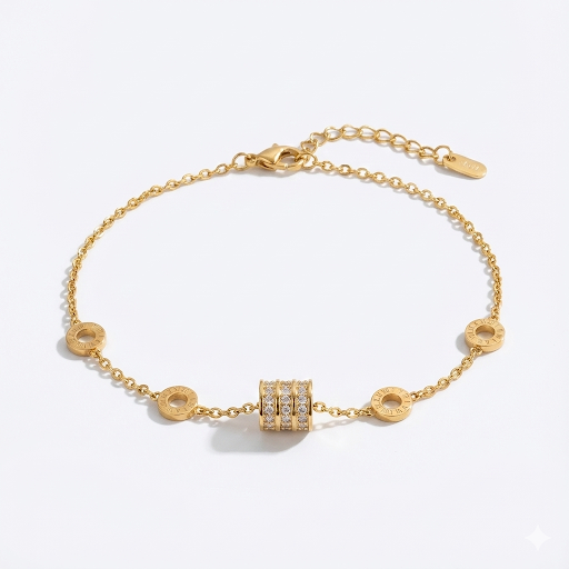 Eternal Spark Circle Anklet